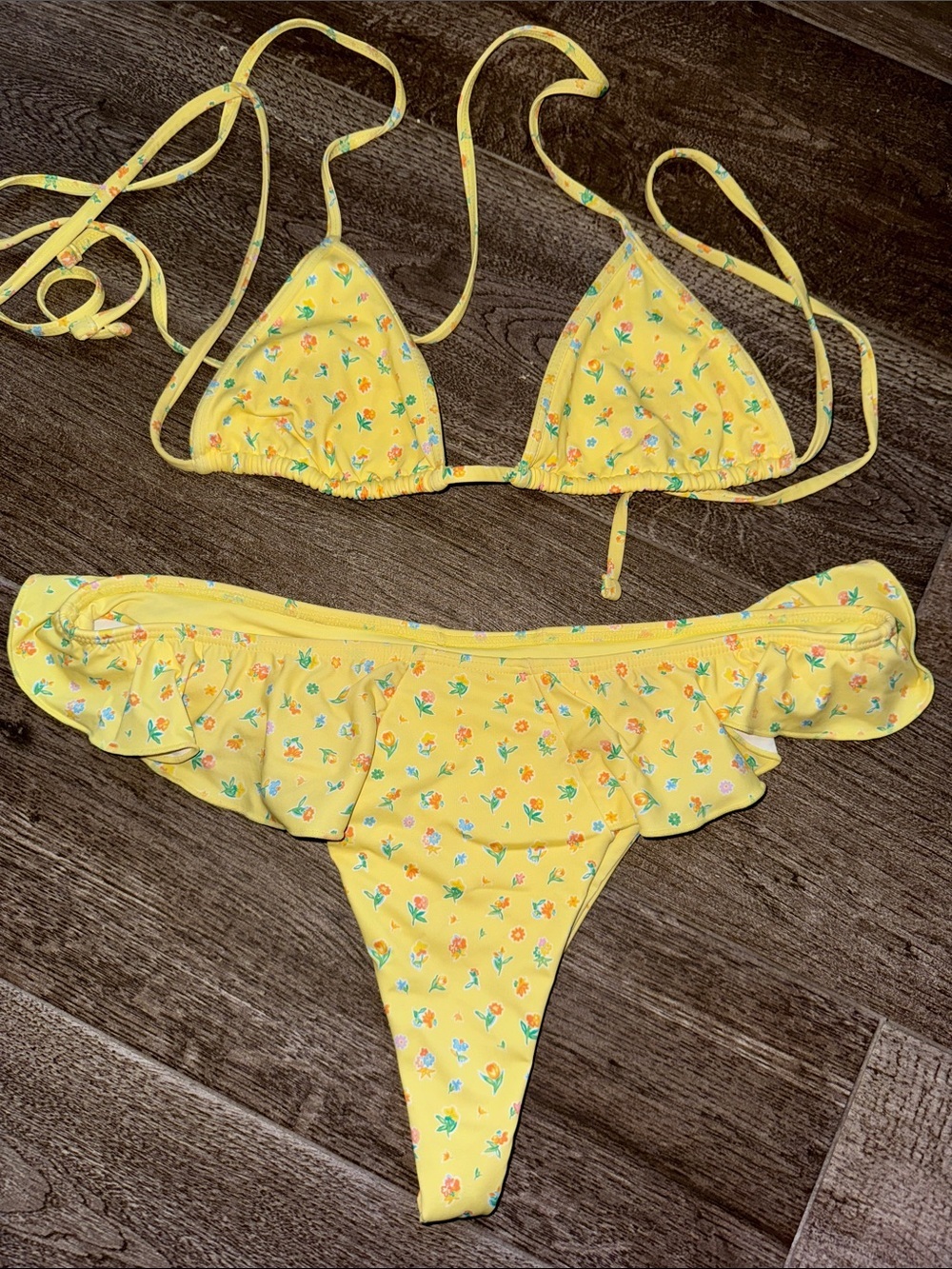 Frankies / Pam Anderson Bikinis Bright Yellow Bikini Bottom
